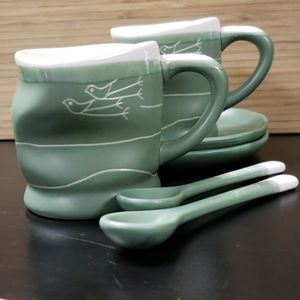 Ceramic Brend New Tea set for 2